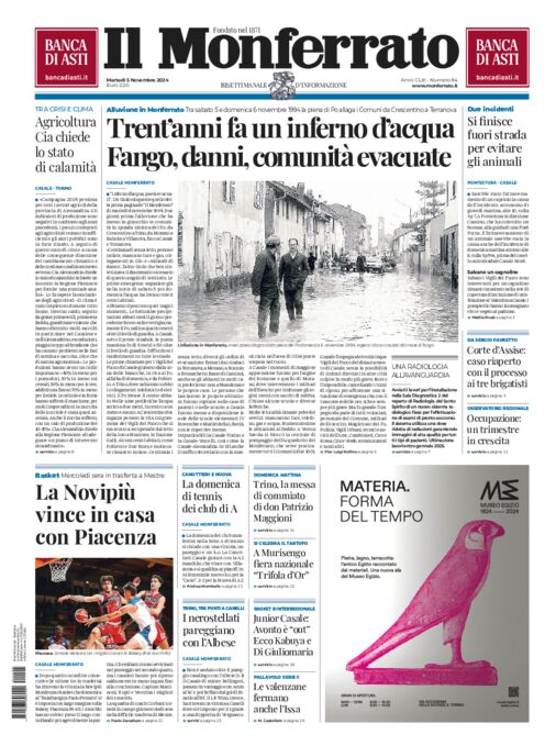 Il Monferrato - Edizione 84 del 05/11/2024